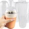 50 Set 16oz Disposable Clear Plastic Cup with Lids and Straws, Sturdy & Food Safe Iced Coffee Cups, Plastic Cold Drinks Cups for Smoothie, Milk Tea, Assorted Beverages Party Supplies